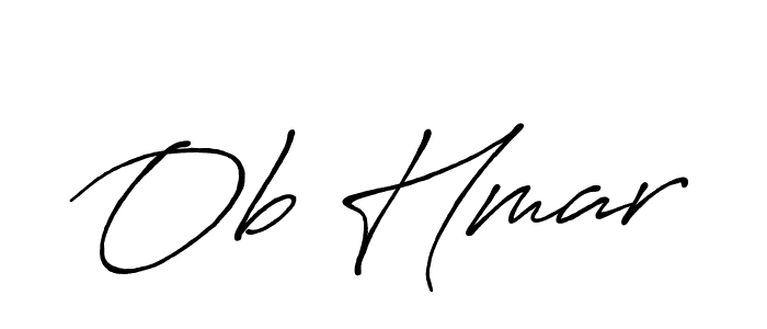 Best and Professional Signature Style for Ob Hmar. Antro_Vectra_Bolder Best Signature Style Collection. Ob Hmar signature style 7 images and pictures png