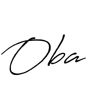 How to make Oba signature? Antro_Vectra_Bolder is a professional autograph style. Create handwritten signature for Oba name. Oba signature style 7 images and pictures png