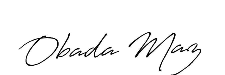 Make a beautiful signature design for name Obada Maz. Use this online signature maker to create a handwritten signature for free. Obada Maz signature style 7 images and pictures png