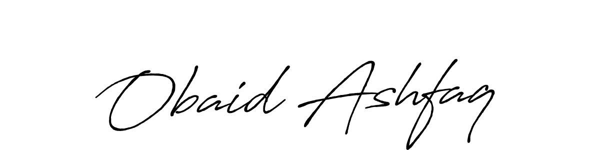 Make a short Obaid Ashfaq signature style. Manage your documents anywhere anytime using Antro_Vectra_Bolder. Create and add eSignatures, submit forms, share and send files easily. Obaid Ashfaq signature style 7 images and pictures png
