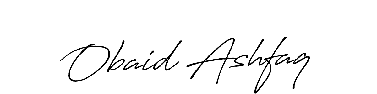 Make a short Obaid Ashfaq signature style. Manage your documents anywhere anytime using Antro_Vectra_Bolder. Create and add eSignatures, submit forms, share and send files easily. Obaid Ashfaq signature style 7 images and pictures png