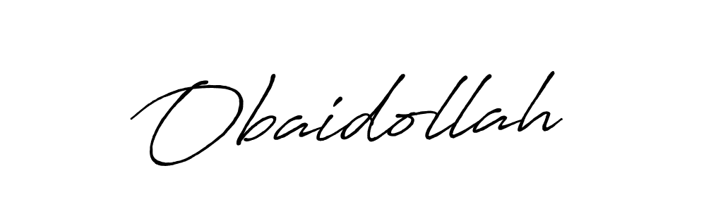 Make a short Obaidollah signature style. Manage your documents anywhere anytime using Antro_Vectra_Bolder. Create and add eSignatures, submit forms, share and send files easily. Obaidollah signature style 7 images and pictures png