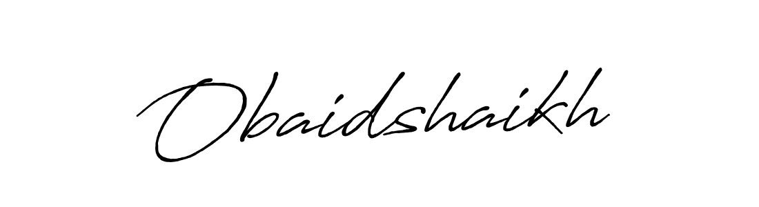 It looks lik you need a new signature style for name Obaidshaikh. Design unique handwritten (Antro_Vectra_Bolder) signature with our free signature maker in just a few clicks. Obaidshaikh signature style 7 images and pictures png