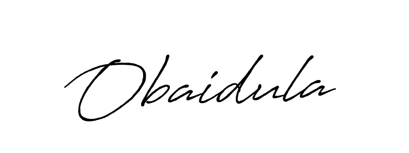 Obaidula stylish signature style. Best Handwritten Sign (Antro_Vectra_Bolder) for my name. Handwritten Signature Collection Ideas for my name Obaidula. Obaidula signature style 7 images and pictures png