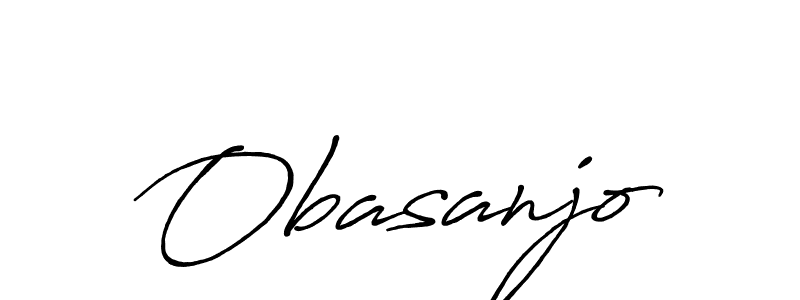 Create a beautiful signature design for name Obasanjo. With this signature (Antro_Vectra_Bolder) fonts, you can make a handwritten signature for free. Obasanjo signature style 7 images and pictures png