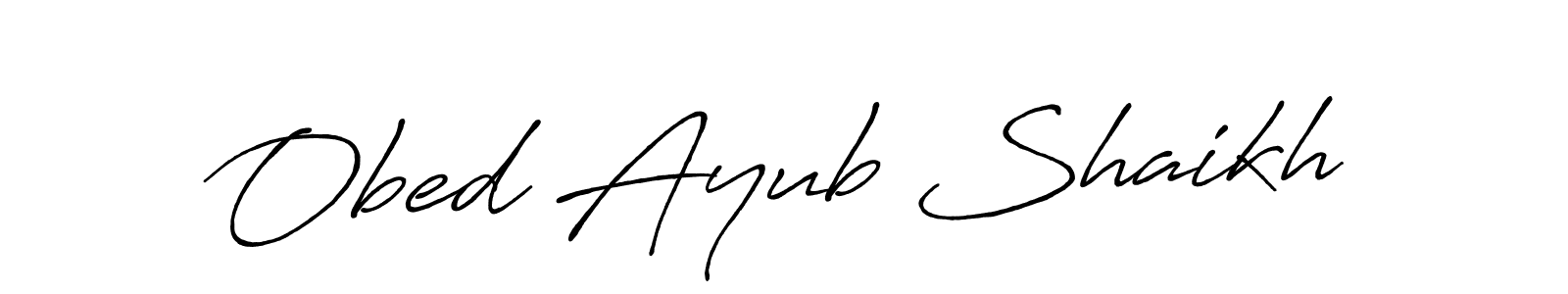 How to Draw Obed Ayub Shaikh signature style? Antro_Vectra_Bolder is a latest design signature styles for name Obed Ayub Shaikh. Obed Ayub Shaikh signature style 7 images and pictures png