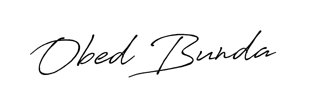 Similarly Antro_Vectra_Bolder is the best handwritten signature design. Signature creator online .You can use it as an online autograph creator for name Obed Bunda. Obed Bunda signature style 7 images and pictures png