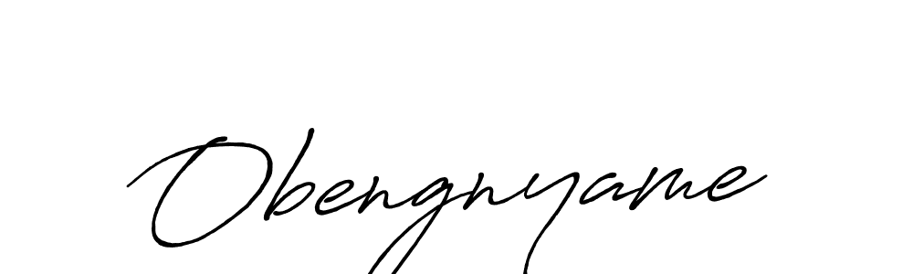 How to make Obengnyame name signature. Use Antro_Vectra_Bolder style for creating short signs online. This is the latest handwritten sign. Obengnyame signature style 7 images and pictures png