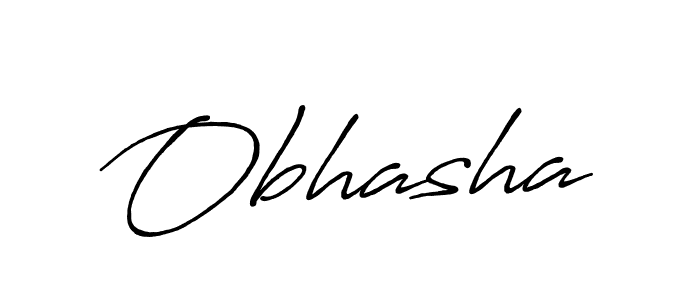 How to make Obhasha name signature. Use Antro_Vectra_Bolder style for creating short signs online. This is the latest handwritten sign. Obhasha signature style 7 images and pictures png