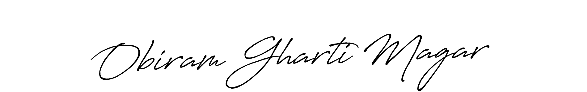 Once you've used our free online signature maker to create your best signature Antro_Vectra_Bolder style, it's time to enjoy all of the benefits that Obiram Gharti Magar name signing documents. Obiram Gharti Magar signature style 7 images and pictures png