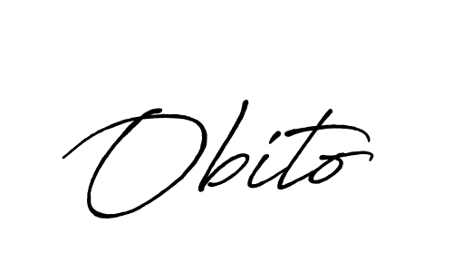 Design your own signature with our free online signature maker. With this signature software, you can create a handwritten (Antro_Vectra_Bolder) signature for name Obito. Obito signature style 7 images and pictures png