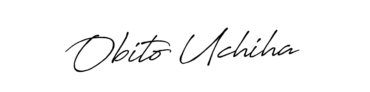 Make a beautiful signature design for name Obito Uchiha. With this signature (Antro_Vectra_Bolder) style, you can create a handwritten signature for free. Obito Uchiha signature style 7 images and pictures png