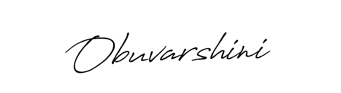 Obuvarshini stylish signature style. Best Handwritten Sign (Antro_Vectra_Bolder) for my name. Handwritten Signature Collection Ideas for my name Obuvarshini. Obuvarshini signature style 7 images and pictures png
