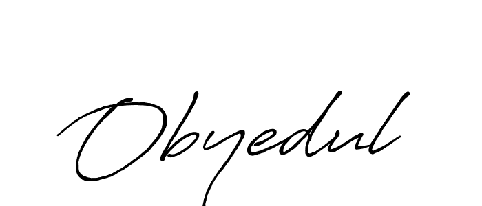 Also we have Obyedul name is the best signature style. Create professional handwritten signature collection using Antro_Vectra_Bolder autograph style. Obyedul signature style 7 images and pictures png