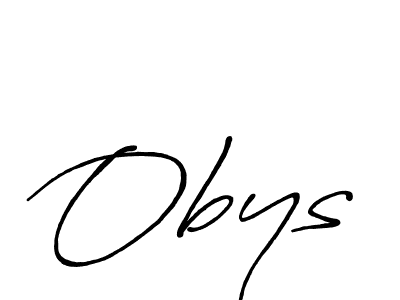 Make a beautiful signature design for name Obys. Use this online signature maker to create a handwritten signature for free. Obys signature style 7 images and pictures png