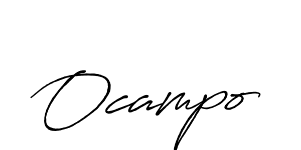 Use a signature maker to create a handwritten signature online. With this signature software, you can design (Antro_Vectra_Bolder) your own signature for name Ocampo. Ocampo signature style 7 images and pictures png