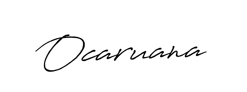 Also we have Ocaruana name is the best signature style. Create professional handwritten signature collection using Antro_Vectra_Bolder autograph style. Ocaruana signature style 7 images and pictures png