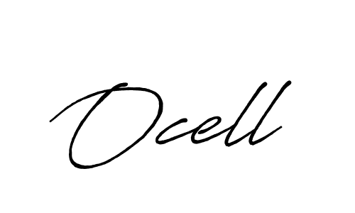 Here are the top 10 professional signature styles for the name Ocell. These are the best autograph styles you can use for your name. Ocell signature style 7 images and pictures png