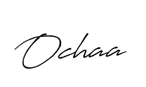 Design your own signature with our free online signature maker. With this signature software, you can create a handwritten (Antro_Vectra_Bolder) signature for name Ochaa. Ochaa signature style 7 images and pictures png