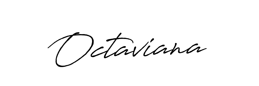 Also we have Octaviana name is the best signature style. Create professional handwritten signature collection using Antro_Vectra_Bolder autograph style. Octaviana signature style 7 images and pictures png