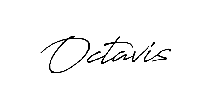 Also we have Octavis name is the best signature style. Create professional handwritten signature collection using Antro_Vectra_Bolder autograph style. Octavis signature style 7 images and pictures png
