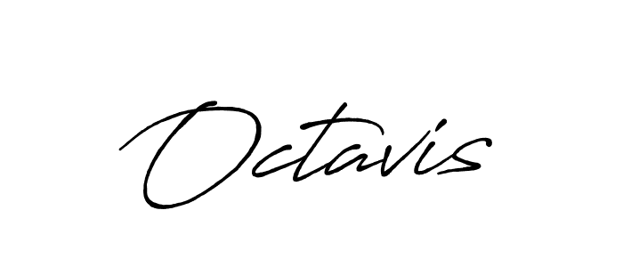 Make a beautiful signature design for name Octavis. With this signature (Antro_Vectra_Bolder) style, you can create a handwritten signature for free. Octavis signature style 7 images and pictures png