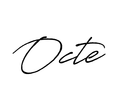 How to Draw Octe signature style? Antro_Vectra_Bolder is a latest design signature styles for name Octe. Octe signature style 7 images and pictures png