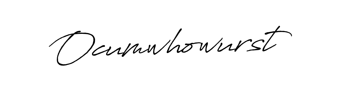 You can use this online signature creator to create a handwritten signature for the name Ocumwhowurst. This is the best online autograph maker. Ocumwhowurst signature style 7 images and pictures png