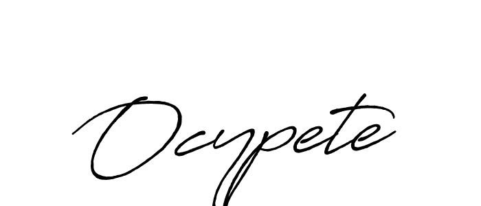 Also we have Ocypete name is the best signature style. Create professional handwritten signature collection using Antro_Vectra_Bolder autograph style. Ocypete signature style 7 images and pictures png