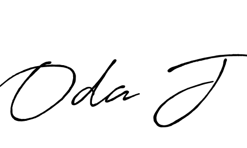 Once you've used our free online signature maker to create your best signature Antro_Vectra_Bolder style, it's time to enjoy all of the benefits that Oda J name signing documents. Oda J signature style 7 images and pictures png