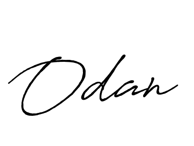 Create a beautiful signature design for name Odan. With this signature (Antro_Vectra_Bolder) fonts, you can make a handwritten signature for free. Odan signature style 7 images and pictures png