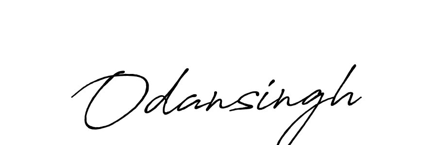 Use a signature maker to create a handwritten signature online. With this signature software, you can design (Antro_Vectra_Bolder) your own signature for name Odansingh. Odansingh signature style 7 images and pictures png