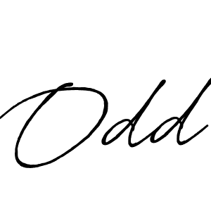 Odd stylish signature style. Best Handwritten Sign (Antro_Vectra_Bolder) for my name. Handwritten Signature Collection Ideas for my name Odd. Odd signature style 7 images and pictures png