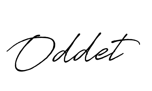 Create a beautiful signature design for name Oddet. With this signature (Antro_Vectra_Bolder) fonts, you can make a handwritten signature for free. Oddet signature style 7 images and pictures png
