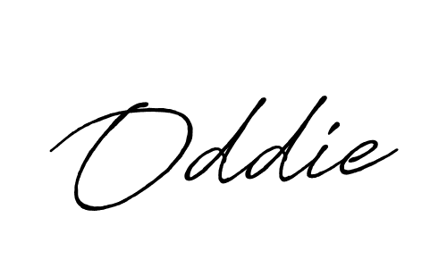 How to make Oddie name signature. Use Antro_Vectra_Bolder style for creating short signs online. This is the latest handwritten sign. Oddie signature style 7 images and pictures png