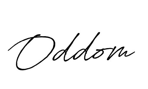 Create a beautiful signature design for name Oddom. With this signature (Antro_Vectra_Bolder) fonts, you can make a handwritten signature for free. Oddom signature style 7 images and pictures png