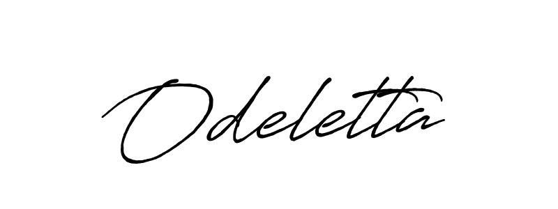 Here are the top 10 professional signature styles for the name Odeletta. These are the best autograph styles you can use for your name. Odeletta signature style 7 images and pictures png