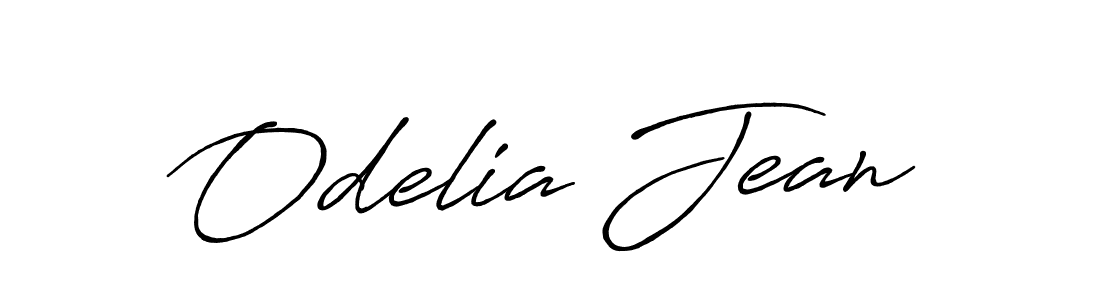 Also You can easily find your signature by using the search form. We will create Odelia Jean name handwritten signature images for you free of cost using Antro_Vectra_Bolder sign style. Odelia Jean signature style 7 images and pictures png