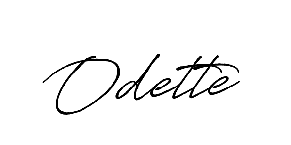 Create a beautiful signature design for name Odette. With this signature (Antro_Vectra_Bolder) fonts, you can make a handwritten signature for free. Odette signature style 7 images and pictures png