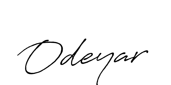 Odeyar stylish signature style. Best Handwritten Sign (Antro_Vectra_Bolder) for my name. Handwritten Signature Collection Ideas for my name Odeyar. Odeyar signature style 7 images and pictures png