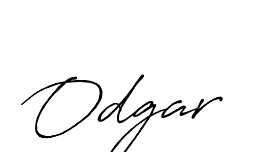 How to make Odgar name signature. Use Antro_Vectra_Bolder style for creating short signs online. This is the latest handwritten sign. Odgar signature style 7 images and pictures png