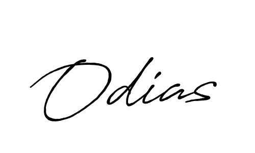 Use a signature maker to create a handwritten signature online. With this signature software, you can design (Antro_Vectra_Bolder) your own signature for name Odias. Odias signature style 7 images and pictures png