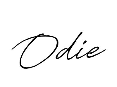 How to Draw Odie signature style? Antro_Vectra_Bolder is a latest design signature styles for name Odie. Odie signature style 7 images and pictures png