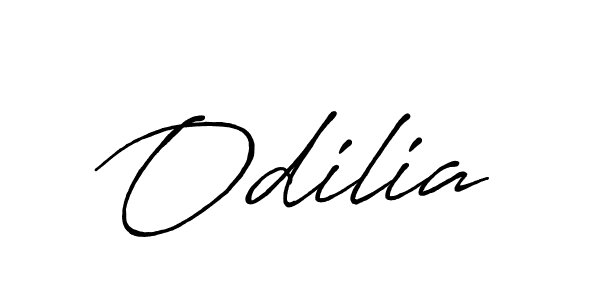 Create a beautiful signature design for name Odilia. With this signature (Antro_Vectra_Bolder) fonts, you can make a handwritten signature for free. Odilia signature style 7 images and pictures png