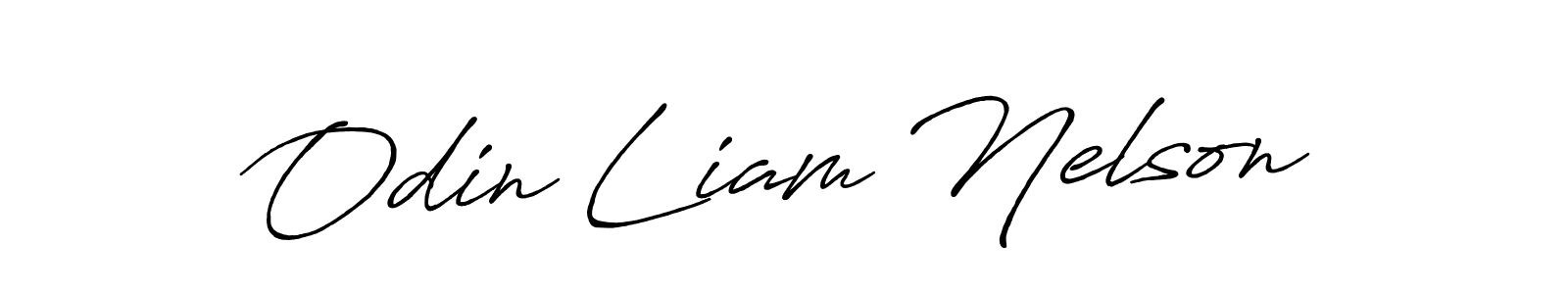 You can use this online signature creator to create a handwritten signature for the name Odin Liam Nelson. This is the best online autograph maker. Odin Liam Nelson signature style 7 images and pictures png