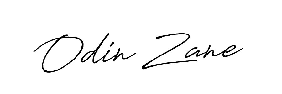 How to make Odin Zane name signature. Use Antro_Vectra_Bolder style for creating short signs online. This is the latest handwritten sign. Odin Zane signature style 7 images and pictures png