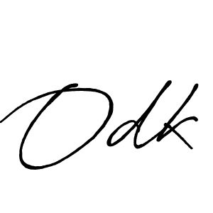 How to Draw Odk signature style? Antro_Vectra_Bolder is a latest design signature styles for name Odk. Odk signature style 7 images and pictures png