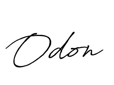 Also You can easily find your signature by using the search form. We will create Odon name handwritten signature images for you free of cost using Antro_Vectra_Bolder sign style. Odon signature style 7 images and pictures png