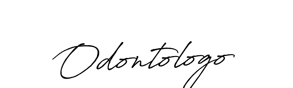 How to make Odontologo signature? Antro_Vectra_Bolder is a professional autograph style. Create handwritten signature for Odontologo name. Odontologo signature style 7 images and pictures png