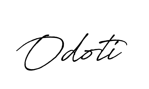 Make a short Odoti signature style. Manage your documents anywhere anytime using Antro_Vectra_Bolder. Create and add eSignatures, submit forms, share and send files easily. Odoti signature style 7 images and pictures png